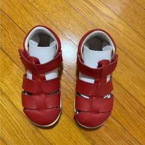 Bobux Cherry Red Kids Sandals
